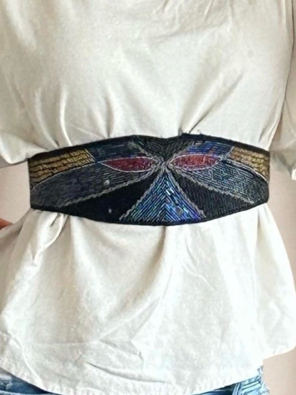 Vintage/Retro Art Deco Style Beaded Belt